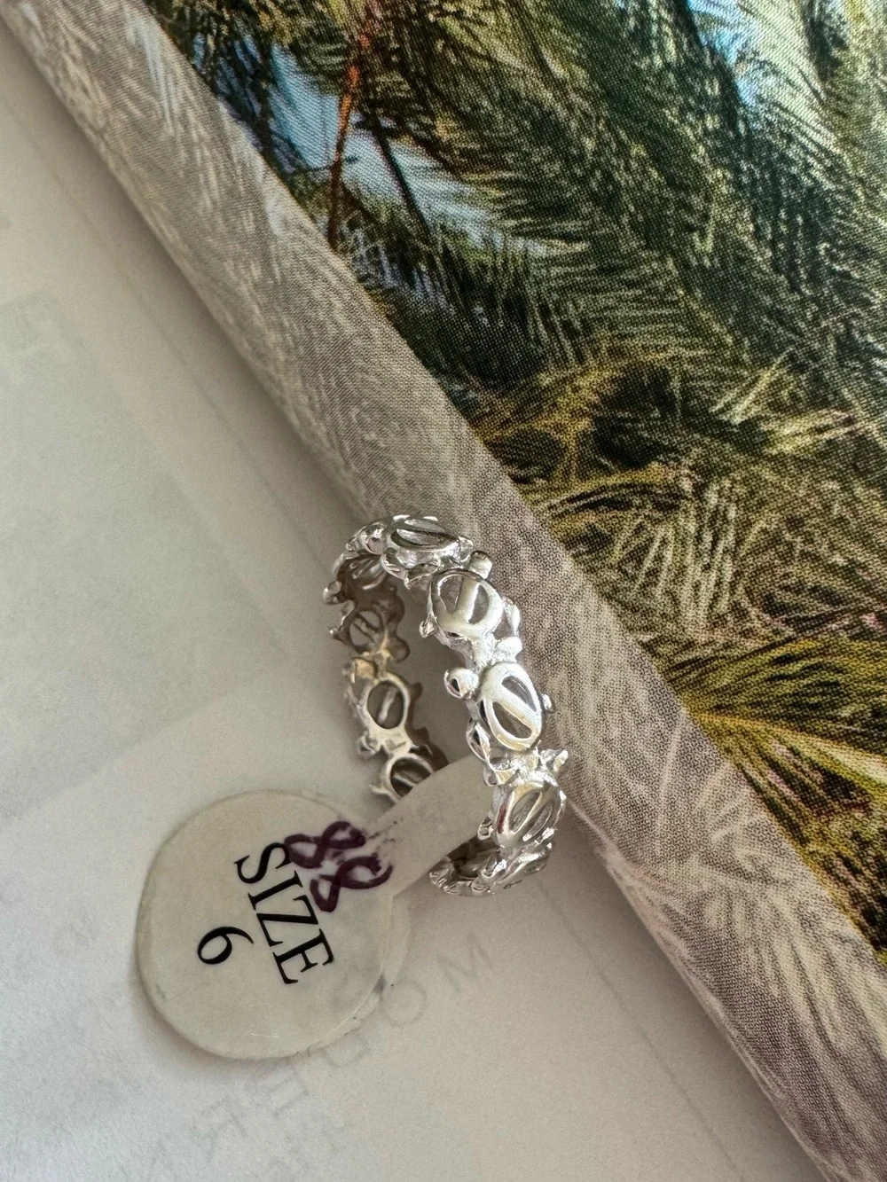 💍 925 Silver Turtle 🐢 ( Honu)Openwork Ring - Band.